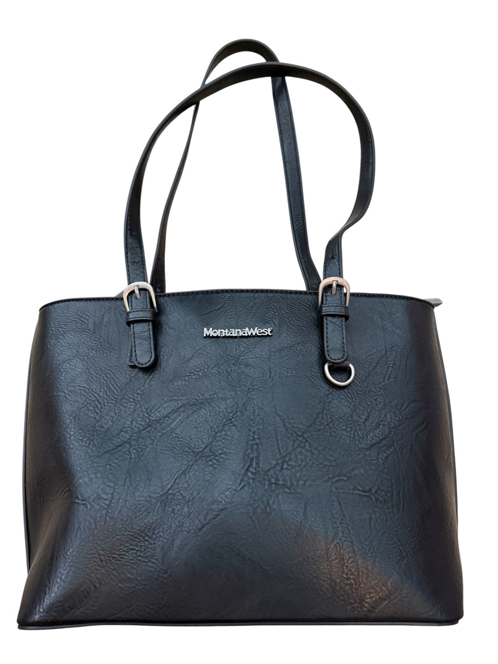 Montana West Black Leather Bag